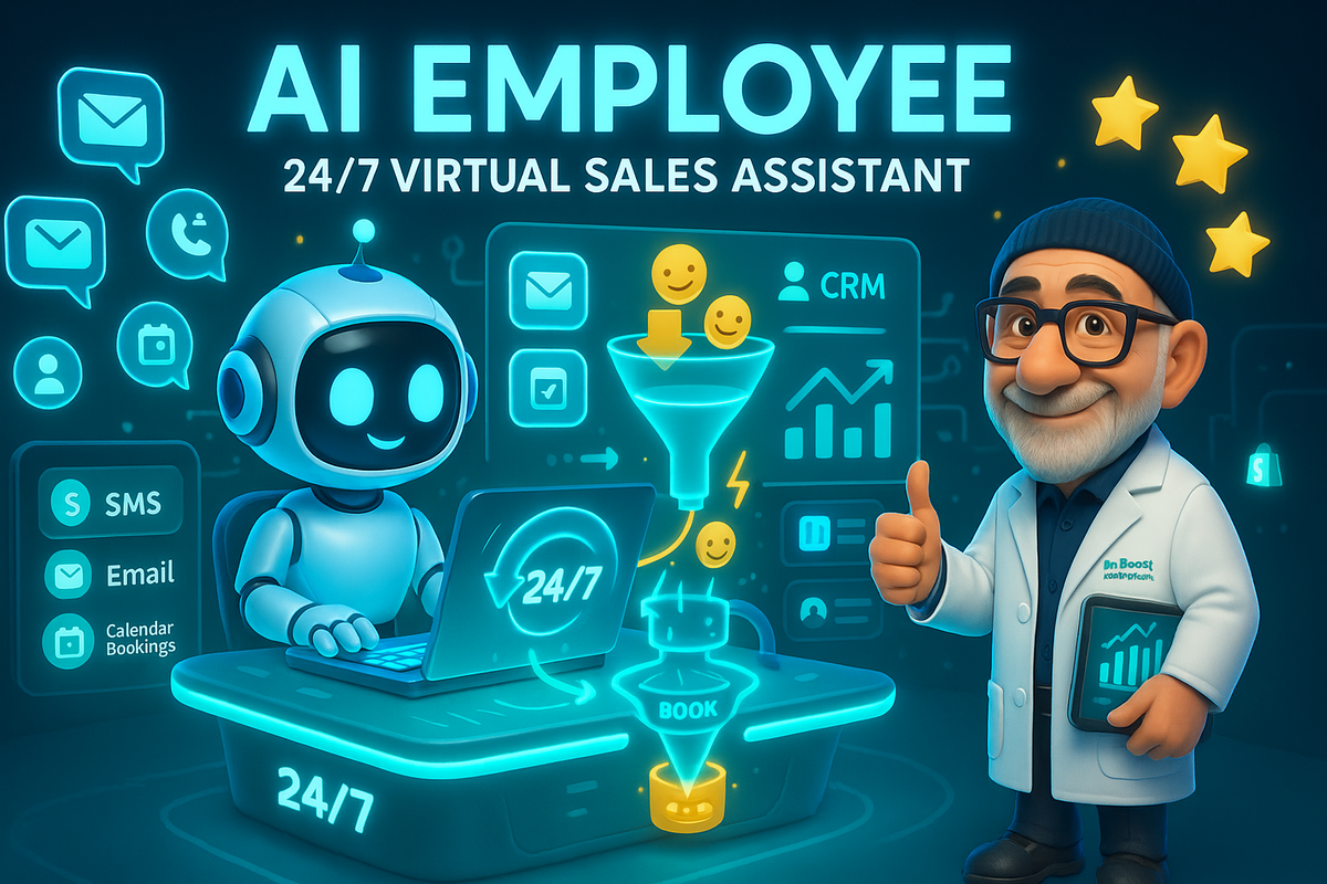 AI Employee: 24/7 Smart Sales Chatbot + Virtual Assistant