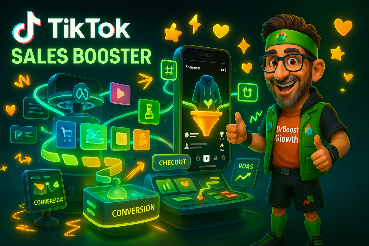 TikTok Sales Booster: Servicio de integración de anuncios y tienda