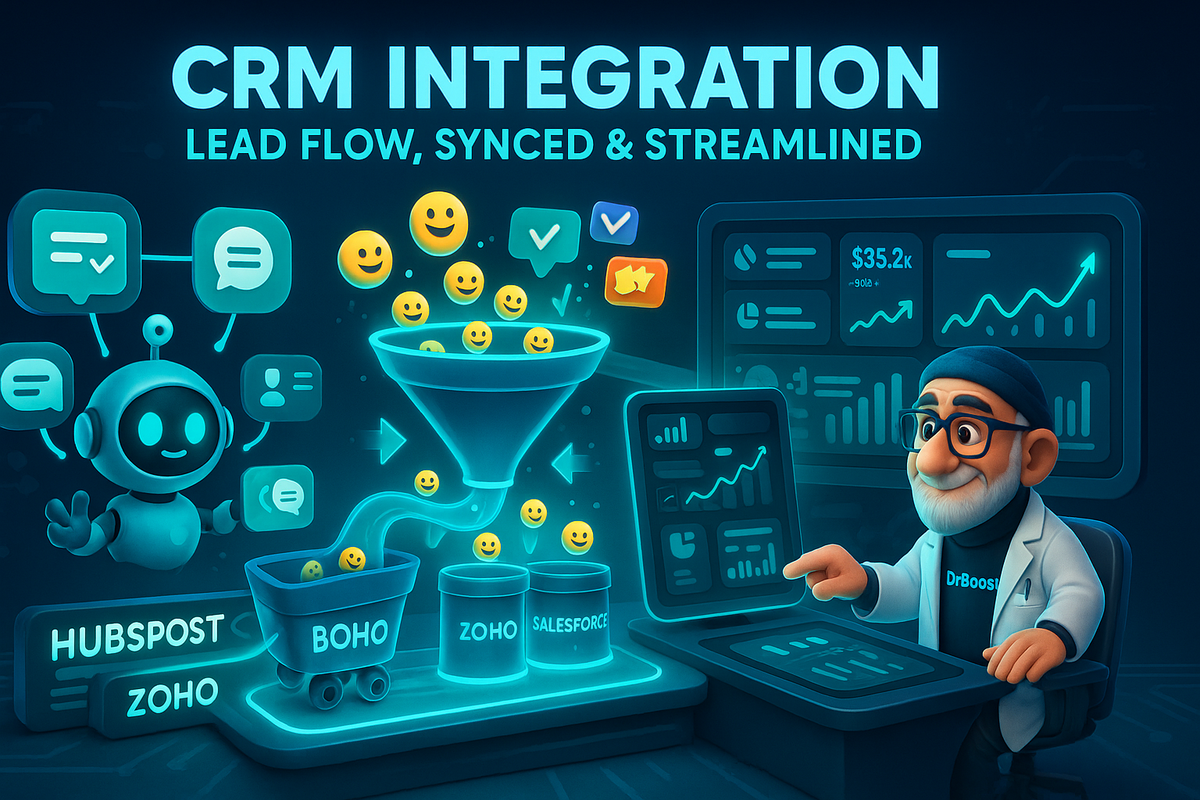 Integración de CRM: Flujo de clientes potenciales optimizado y configuración de automatización
