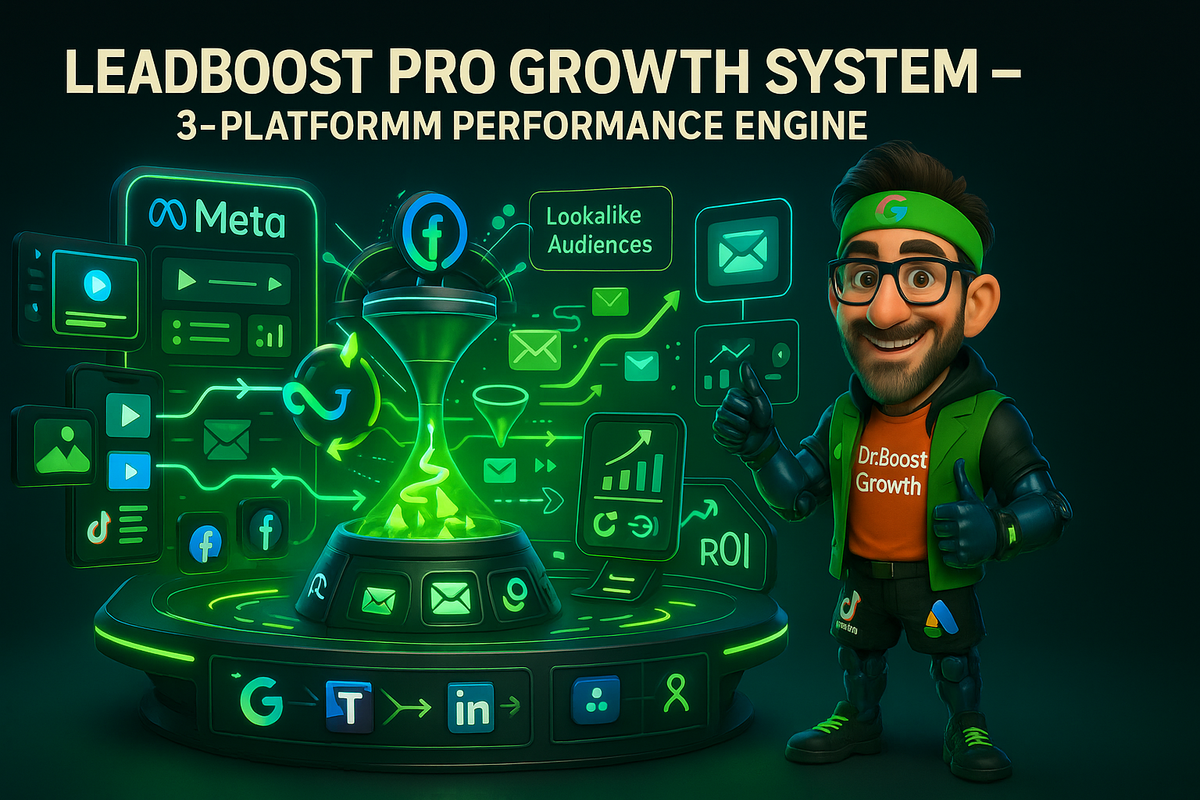 Pro Growth System: 3-Platform Marketing Engine